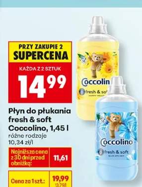 Płyn do płukania fresh & soft różne rodzaje