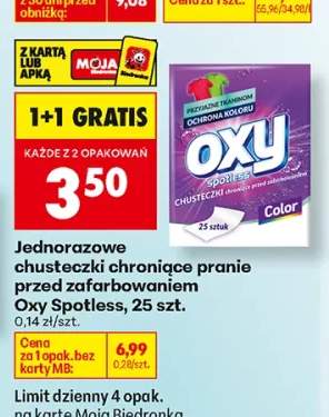 Chusteczki ochronne pranie przed zafarbowaniem Spotless Color