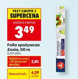 Folia spożywcza Zosia