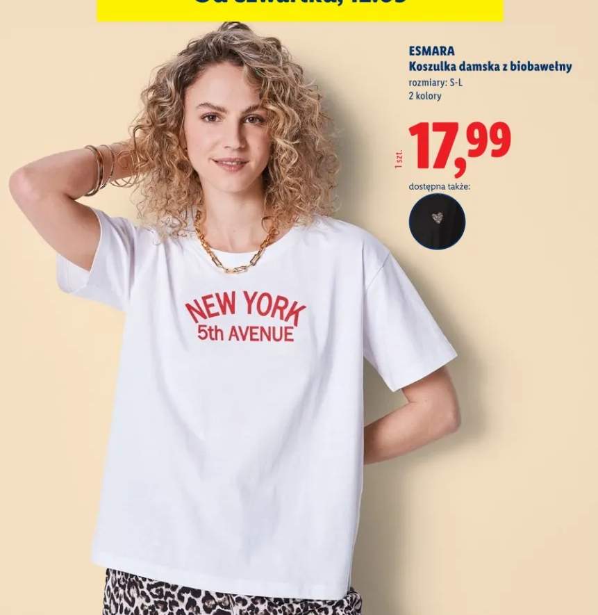 Koszulka damska z biobawełny