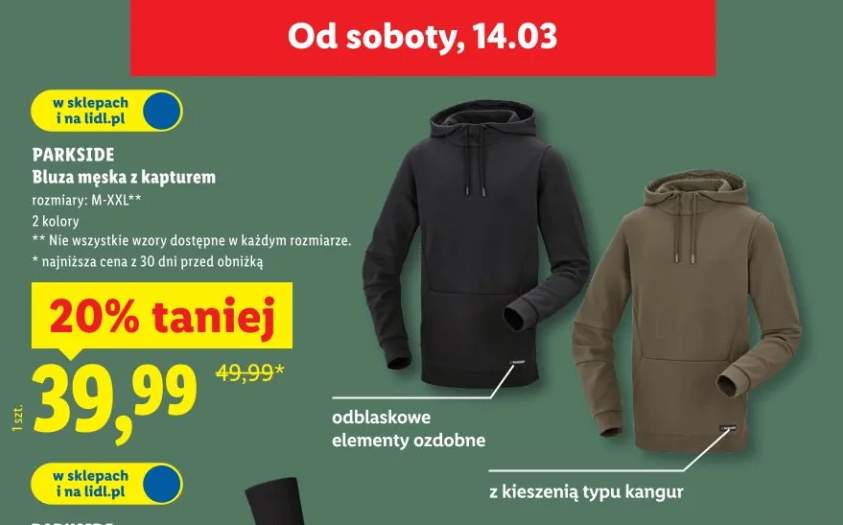 Bluza męska z kapturem