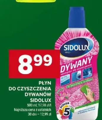 Płyn do czyszczenia dywanów Sidolux