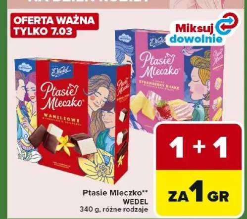 Ptasie Mleczko truskawkowe