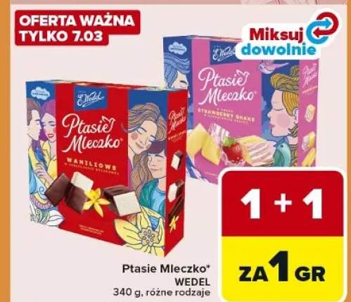 Ptasie mleczko różne rodzaje