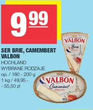 Ser Brie, Camembert Valbon
