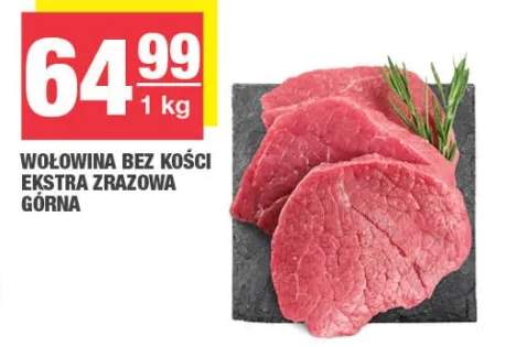 Wołowina bez kości ekstra zrazowa górna