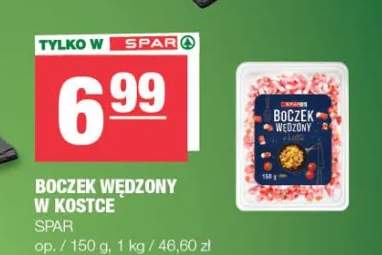 Boczek wędzony w kostce