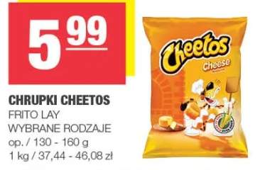 Chrupki cheetos wybrane rodzaje