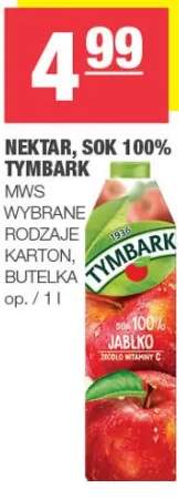 Nektar, sok 100% Tymbark