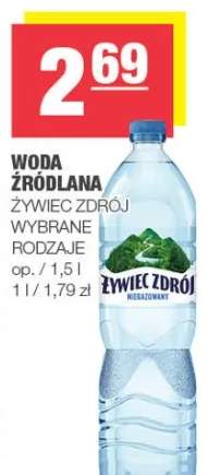 Woda źródlana Żywiec Zdrój