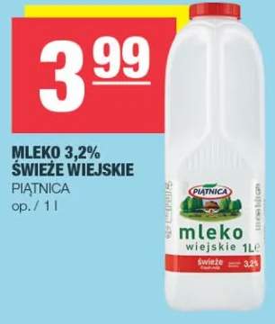 Mleko 3,2% świeże wiejskie
