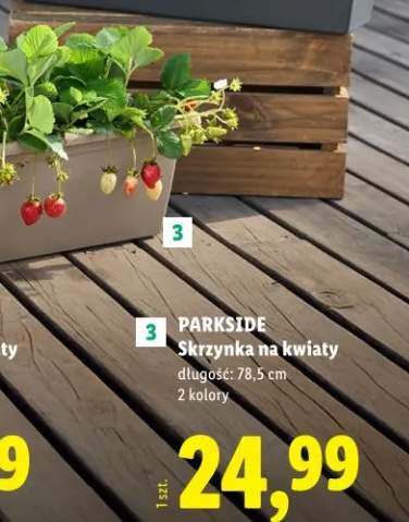 Skrzynka na kwiaty długość: 78,5cm