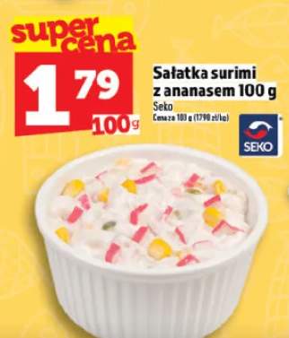 Sałatka surimi z ananasem