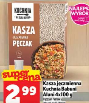 Kasza jęczmienna Kuchnia Babuni Aluni 4x100g