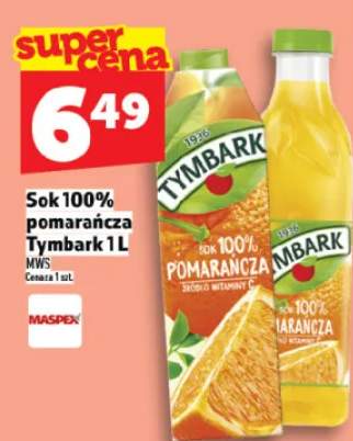 Sok 100% pomarańcza Tymbark
