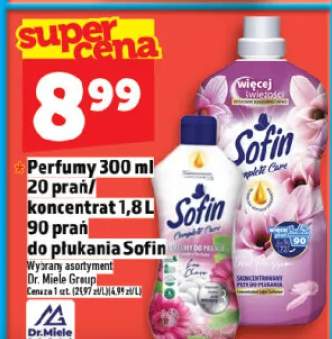 Perfumy 300ml 20 prań / koncentrat 1.8l 90 prań / do płukania