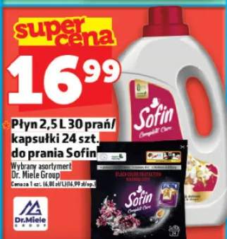 Płyn 2.5l 30 prań / kapsułki 24szt. do prania