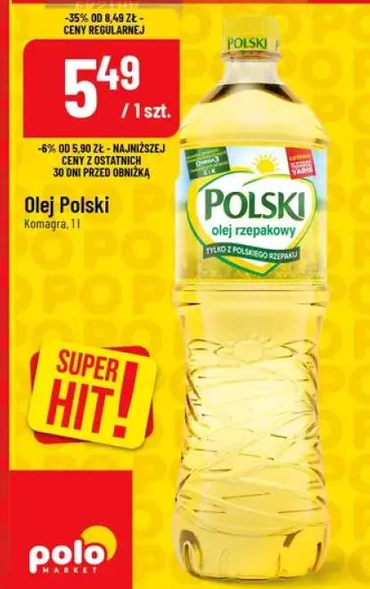 Olej polski rzepakowy komagra