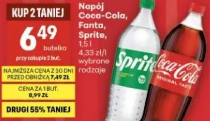 Napój Coca-Cola, Fanta, Sprite