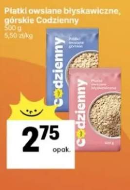 Płatki owsiane błyskawiczne, gorskie