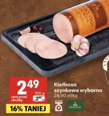Kiełbasa szynkowa wyborna