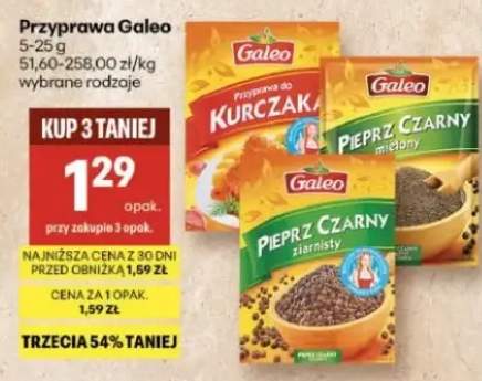 Przyprawa do kurczaka, pieprz czarny wybrane rodzaje