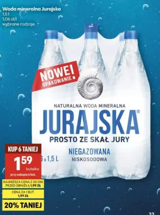 Woda mineralna Jurajska