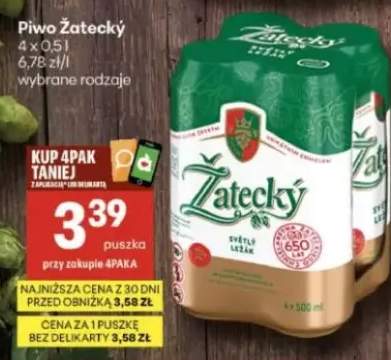 Piwo 4x0,5l wybrane rodzaje