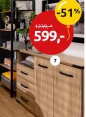 Komoda z szufladami i drzwiami