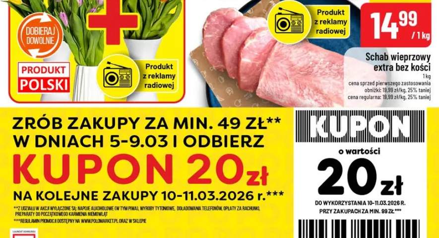Schab wieprzowy extra bez kości