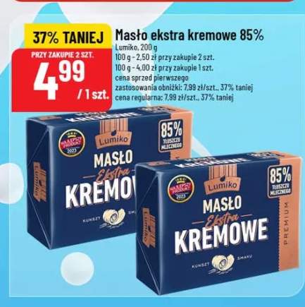Masło ekstra kremowe 85%