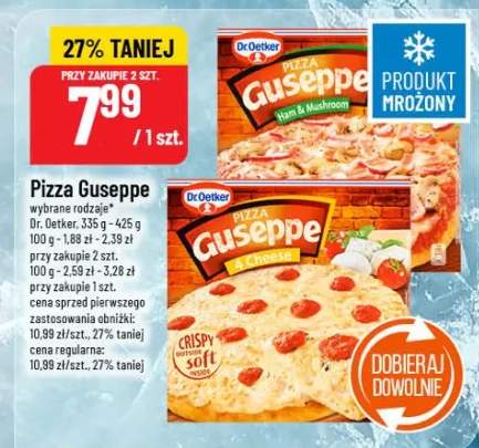 Pizza Guseppe wybrane rodzaje
