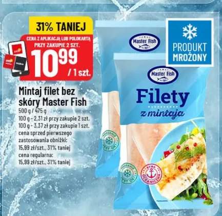 Mintaj filet bez skóry