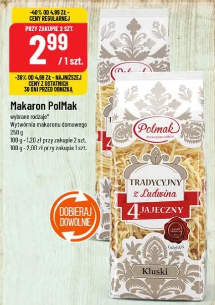 Makaron tradycyjny z Ludwina jajeczny