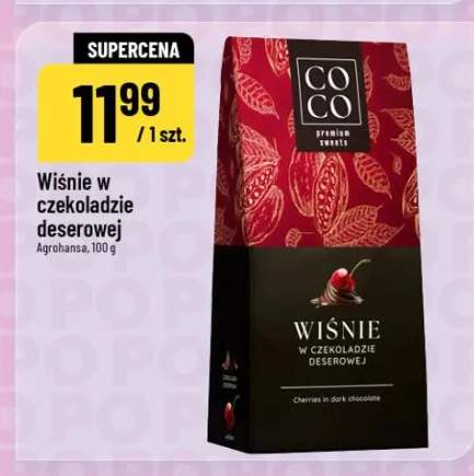 Wiśnie w czekoladzie deserowej