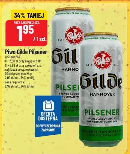 Piwo Gilde Pilsener