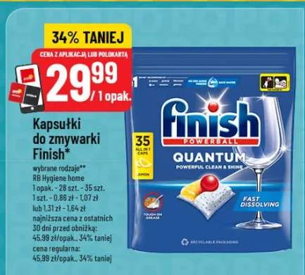Kapsułki do zmywarki Finish