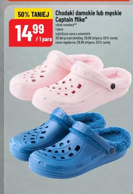 Chodaki damskie lub męskie różne rozmiary 1 para