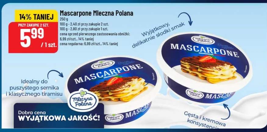 Mascarpone Mleczna