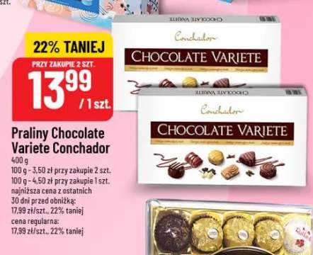 Praliny Chocolate Variete Conchador