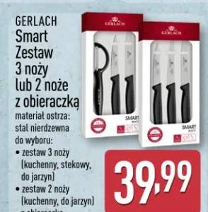 Zestaw 3 noży oraz 2 noże z obieraczką