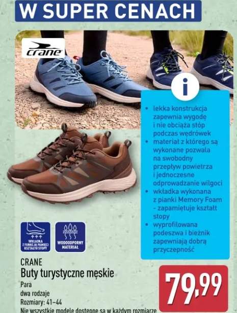 Buty turystyczne męskie