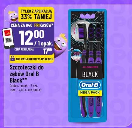 Szczoteczki do zębów Oral B Black