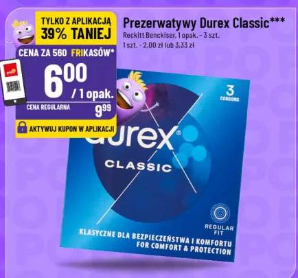 Prezerwatywy Durex Classic