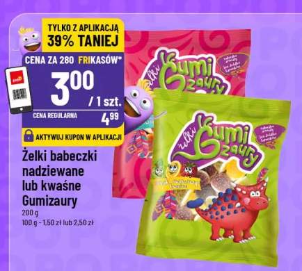 Żelki babeczki nadziewane lub kwaśne