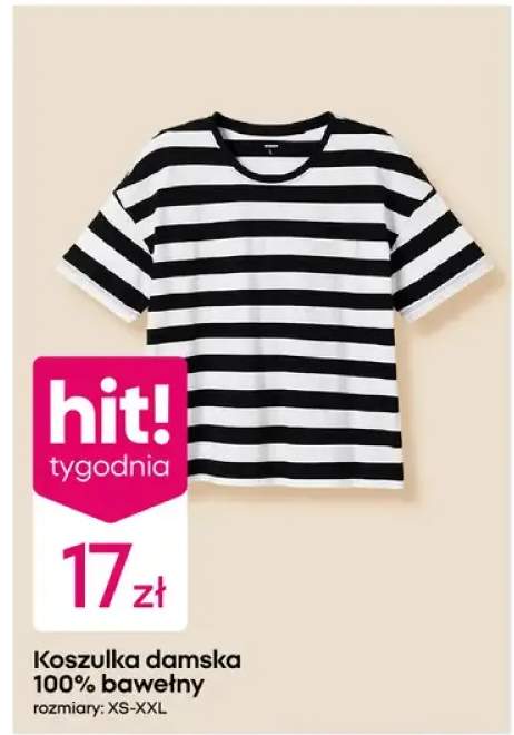 Koszulka damska 100% bawełny