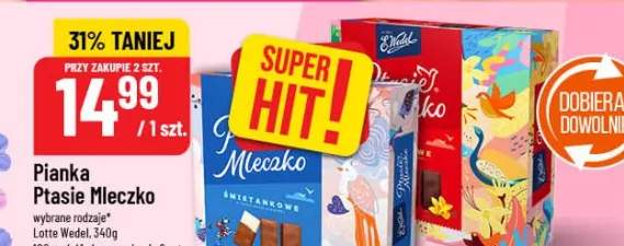 Pianka Ptasie Mleczko wybrane rodzaje