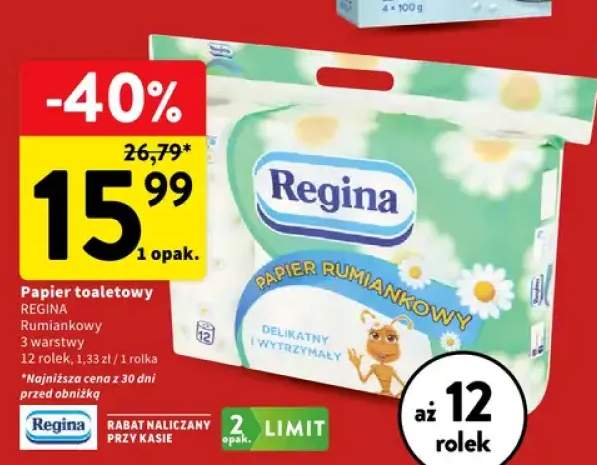 Papier toaletowy Rumiankowy 3 warstwy