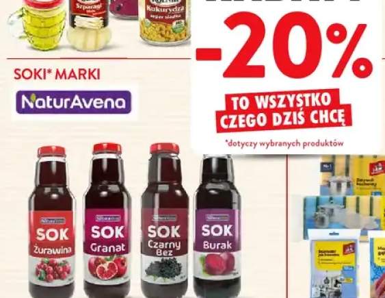 Sok żurawina