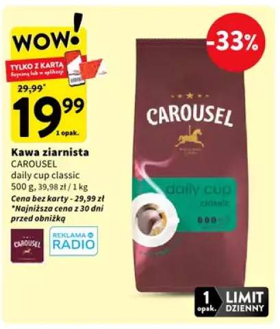 Kawa ziarnista daily cup classic